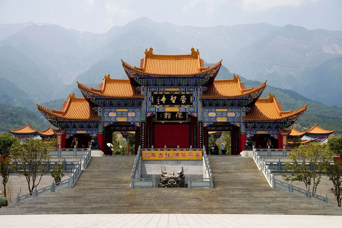 Ancient Buddhist Temple in China