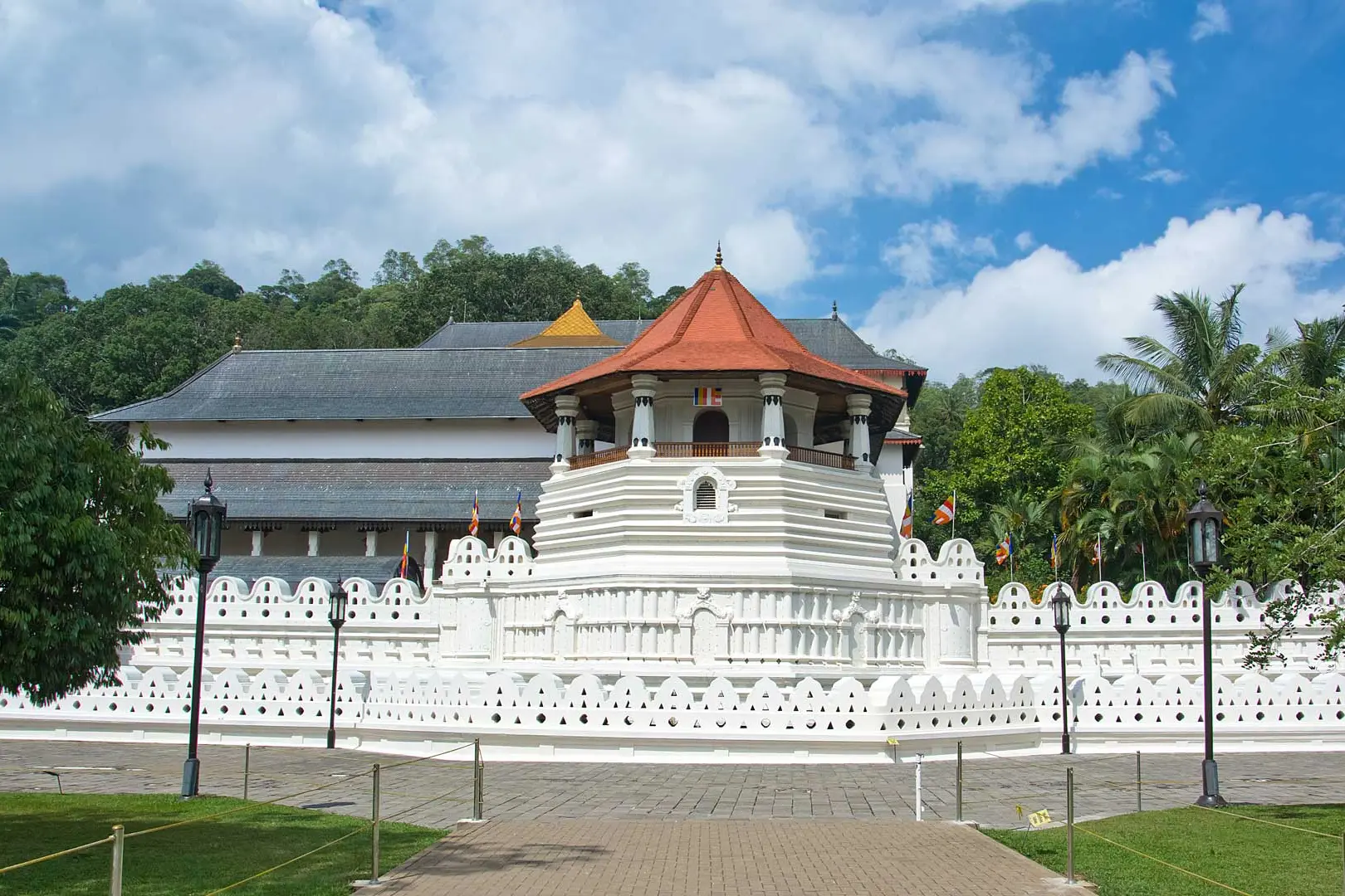 Temple of the Tooth Relic in Sri Lanka