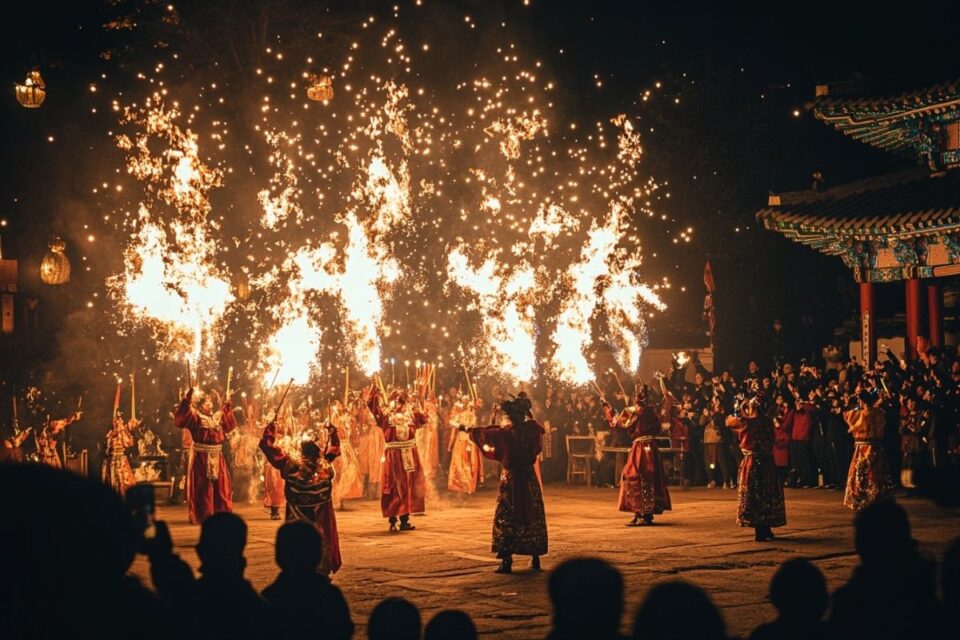 Walkers celebrating together at the Jeju Olle Walking Festival 2025