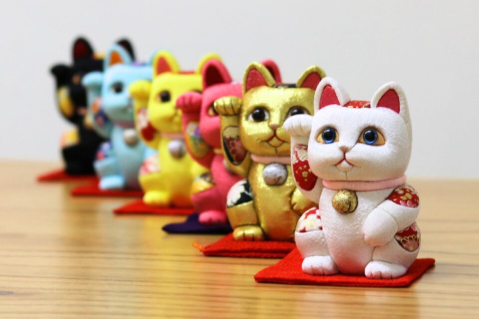 Maneki Neko colors and meanings