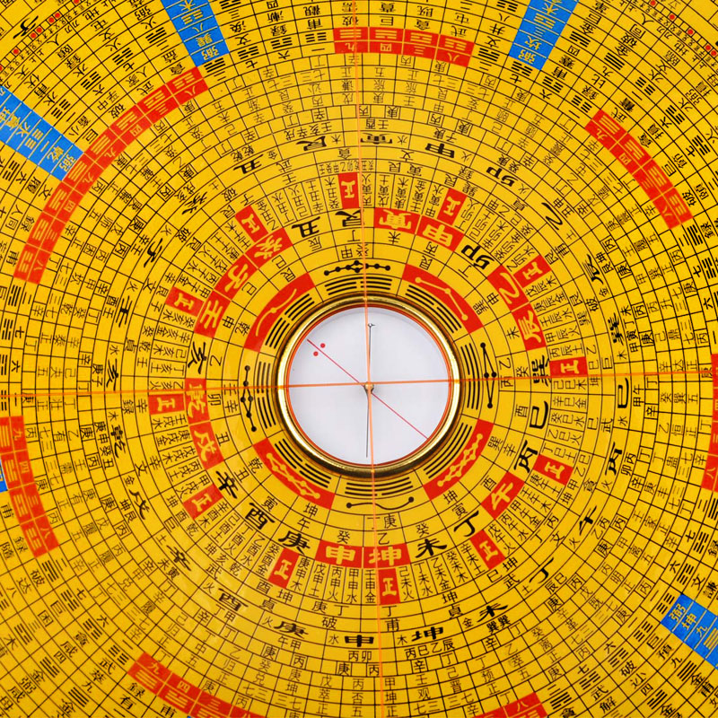 A professional Feng Shui Luo Pan compass used for calculating Li Chun directions.